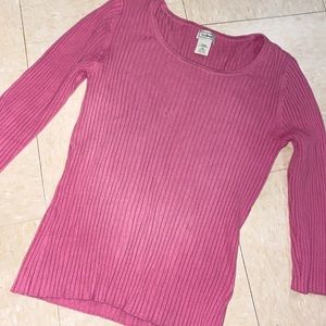 LL Bean Pink Sweater